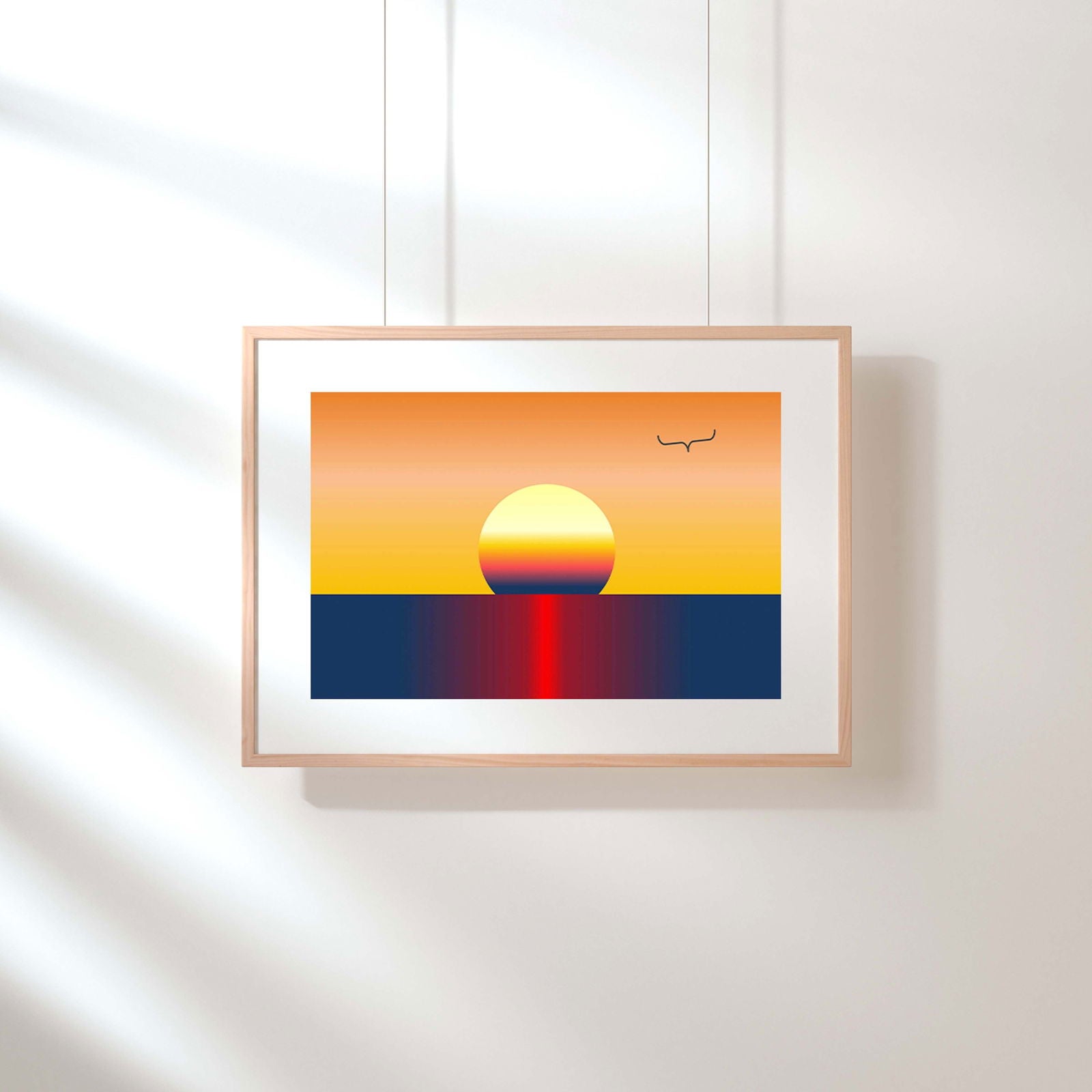 Golden Sunset Poster - Hakyarts