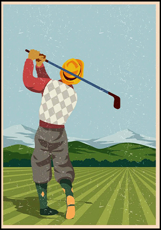 Golfing Poster - Hakyarts