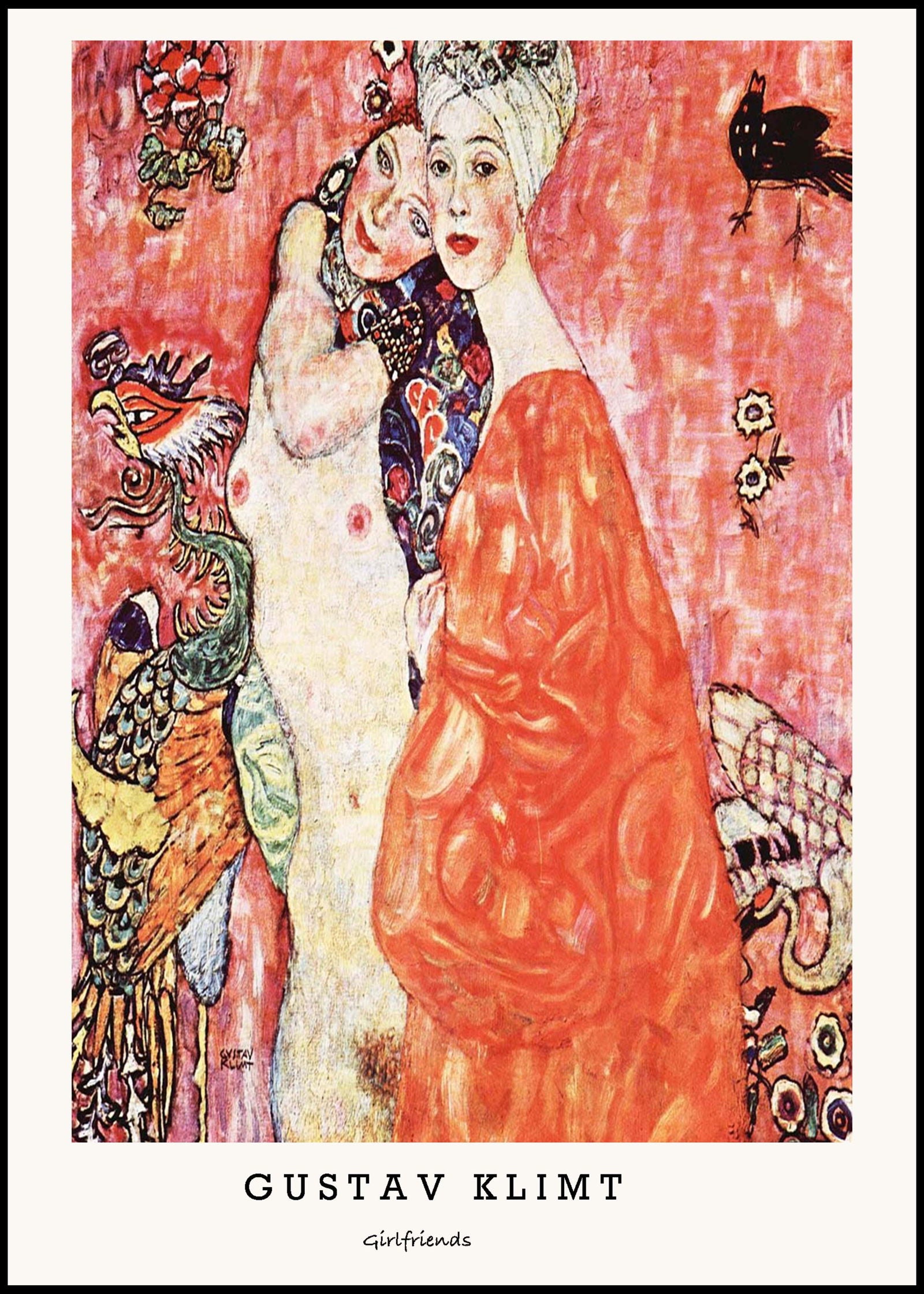 Gustav Klimt - Girlfriends Poster - Hakyarts