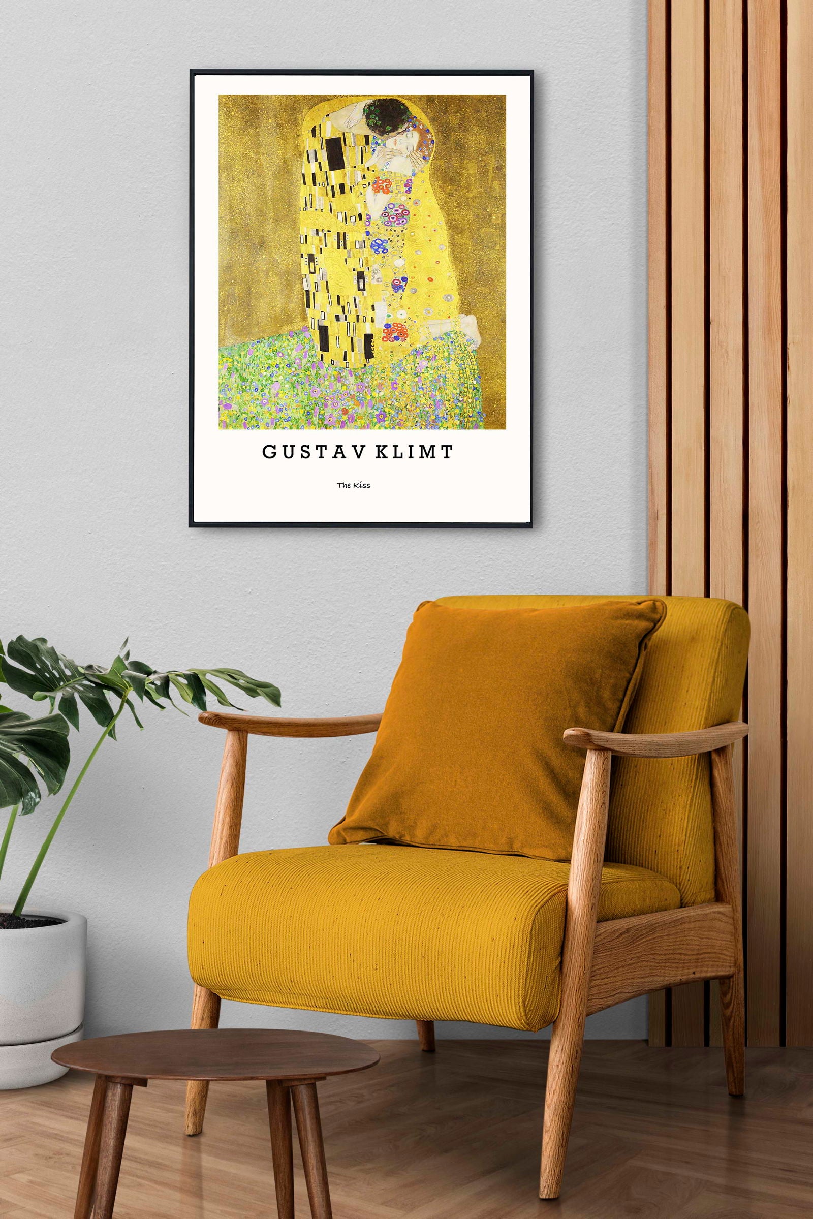 Gustav Klimt - The Kiss Poster - Hakyarts