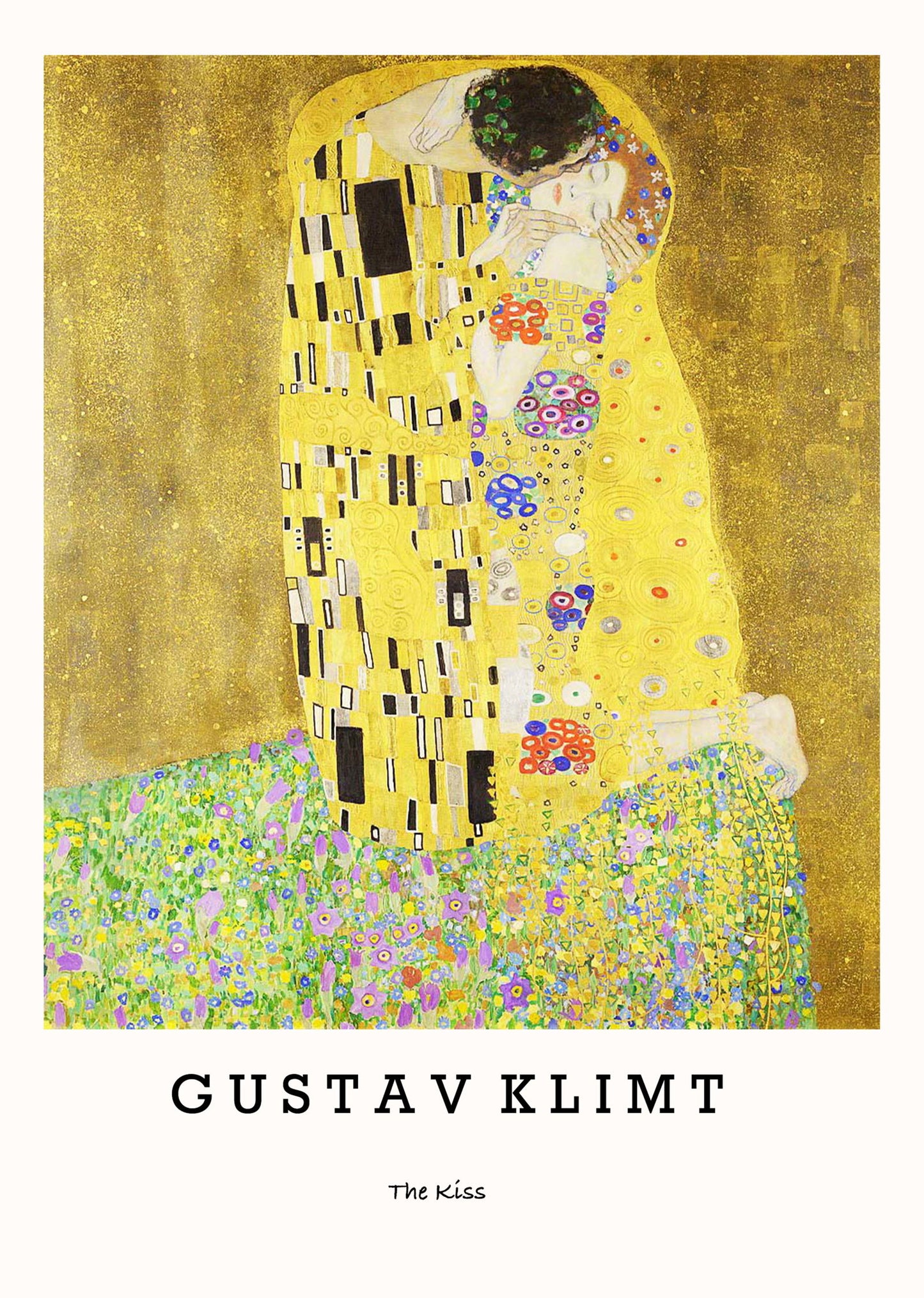 Gustav Klimt - The Kiss Poster - Hakyarts