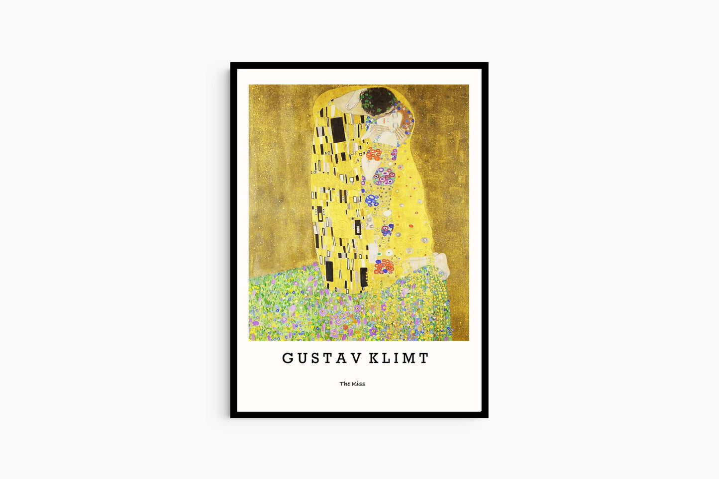 Gustav Klimt - The Kiss Poster - Hakyarts