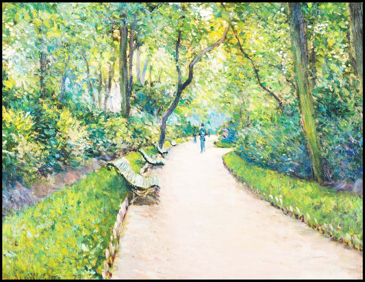 Gustave Caillebotte - Le Parc Monceau - Hakyarts