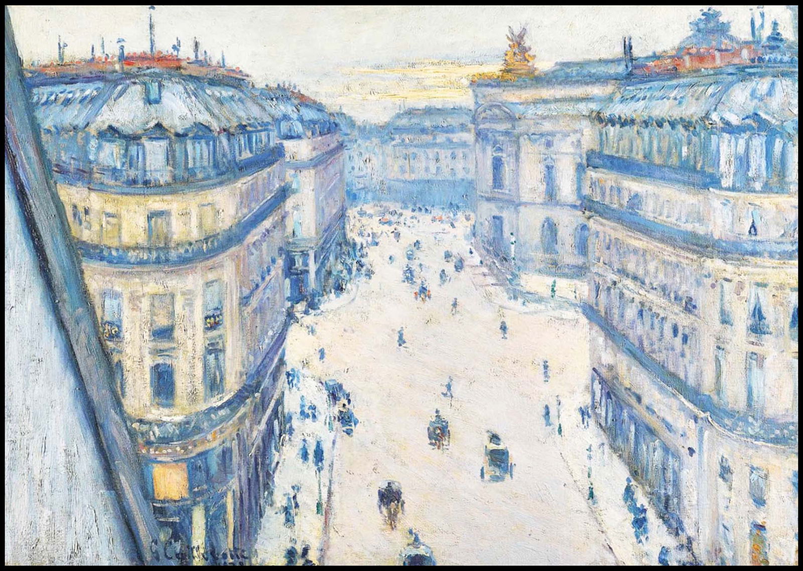 Gustave Caillebotte - Rue Halévy - Hakyarts