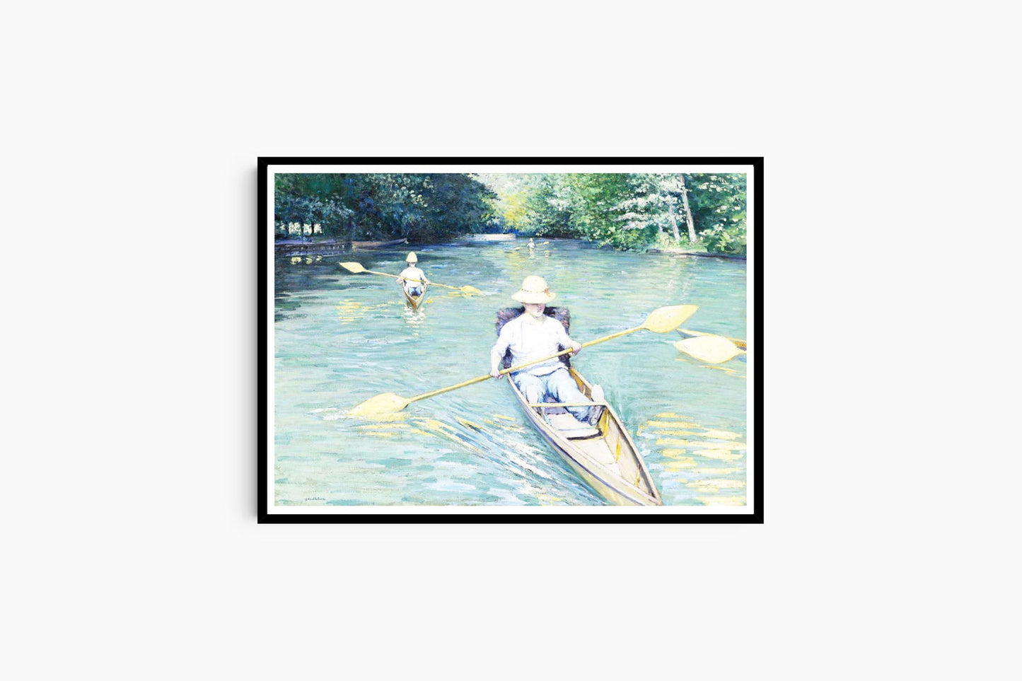 Gustave Caillebotte - Skiffs on the Yerres - Hakyarts