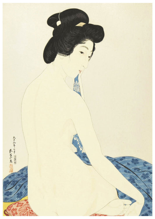 Hashiguchi Goyo - Woman After The Bath - Hakyarts