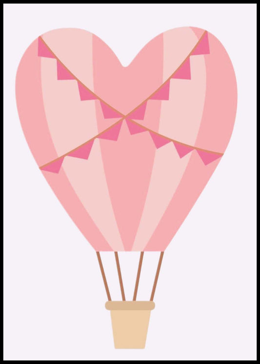 Heart Hot Air Balloon - Hakyarts