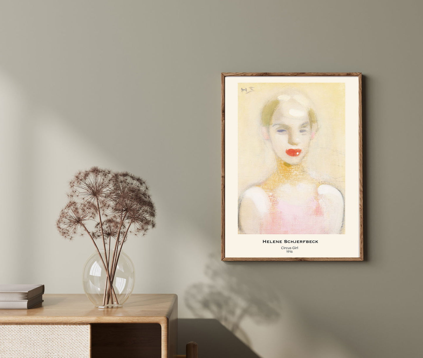 Helene Schjerfbeck - Circus Girl Poster - Hakyarts