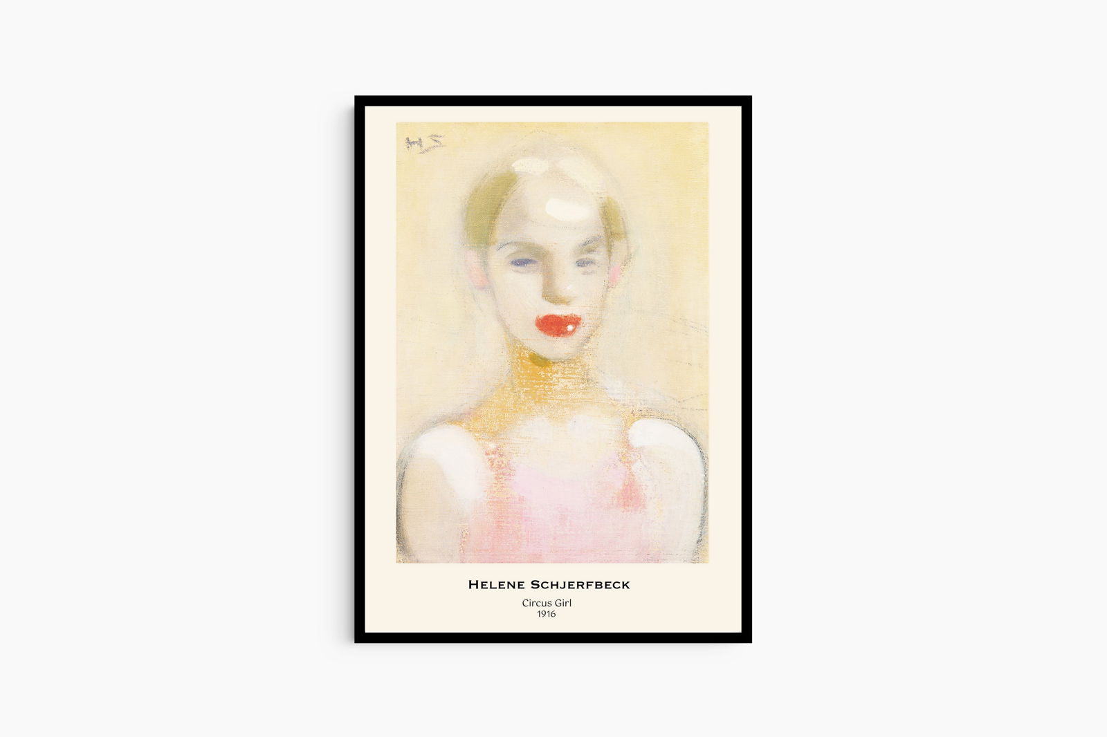 Helene Schjerfbeck - Circus Girl Poster - Hakyarts