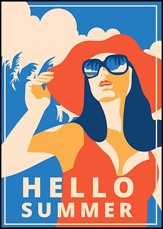 Hello Summer No 3 Poster - Hakyarts