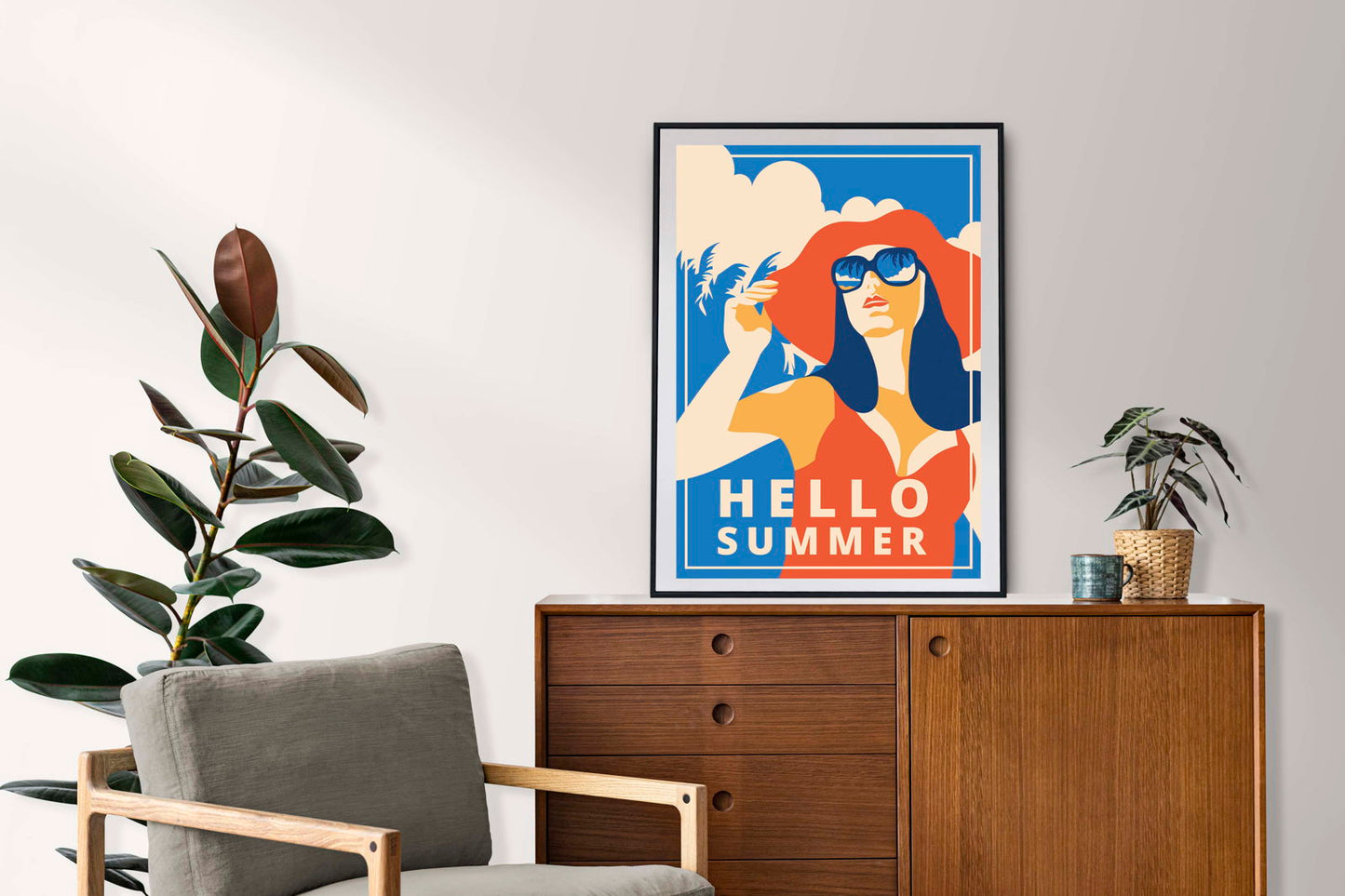 Hello Summer No 3 Poster - Hakyarts