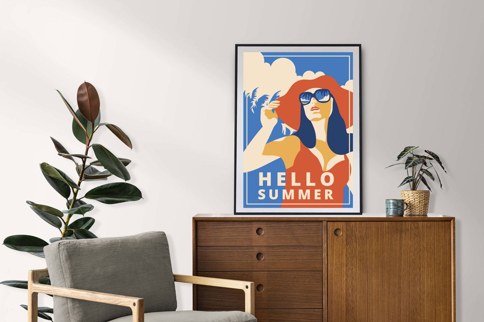 Hello Summer No 3 Poster - Hakyarts