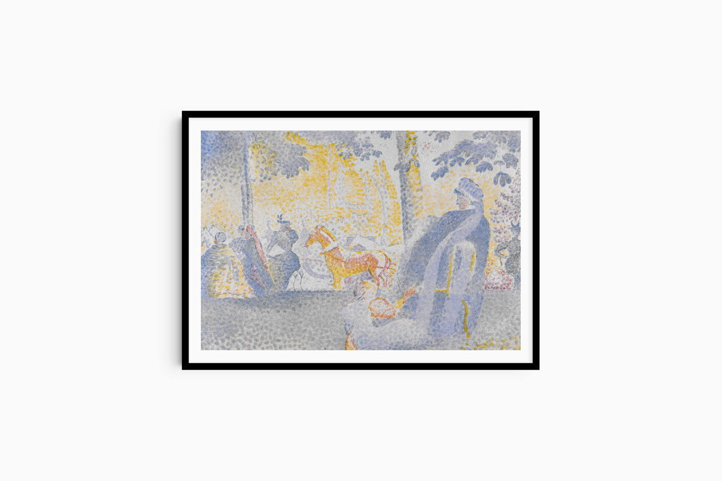 Henri-Edmond Cross - Aux Champs-Élysées - Hakyarts