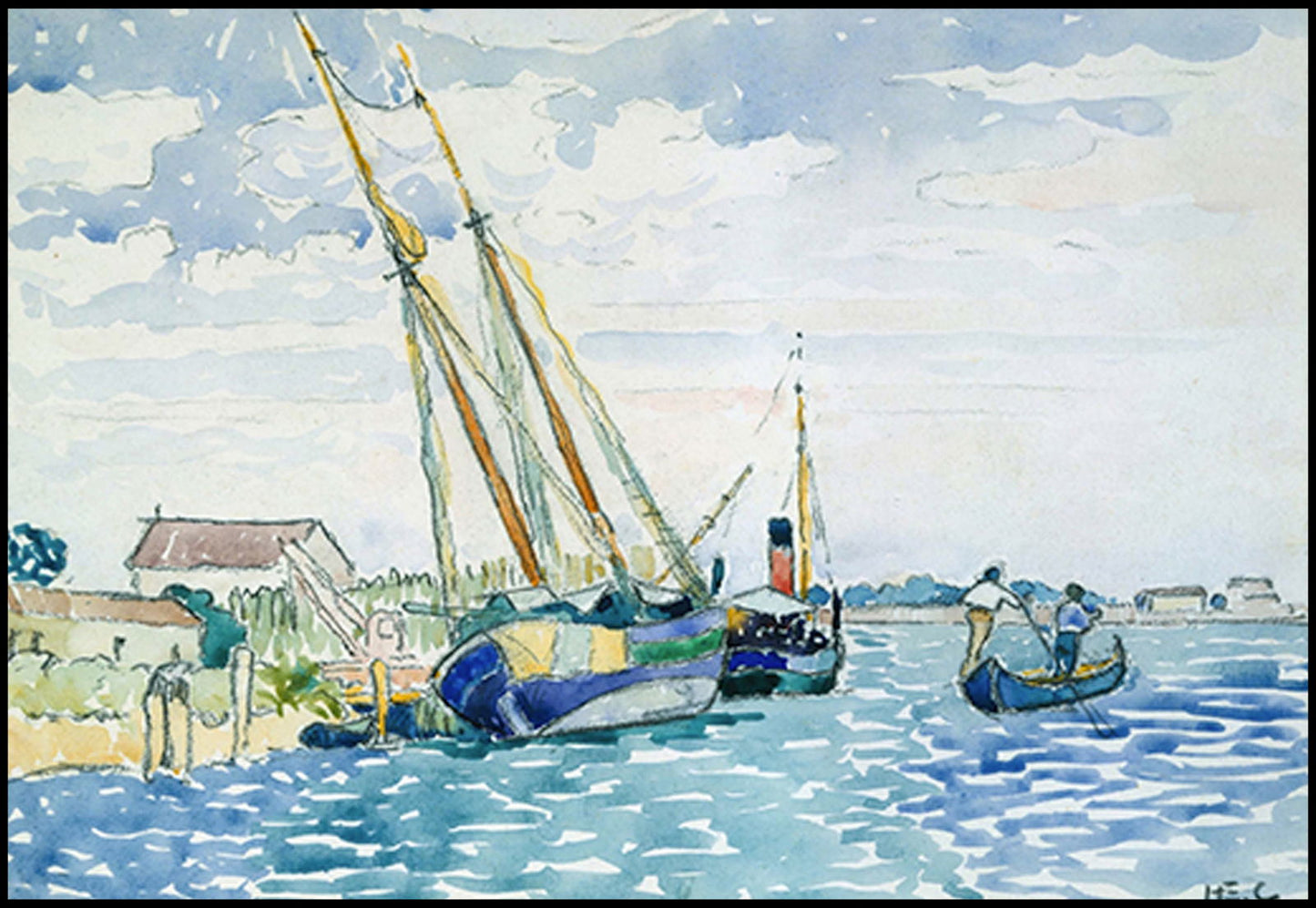 Henri-Edmond Cross - Marine Scene - Hakyarts