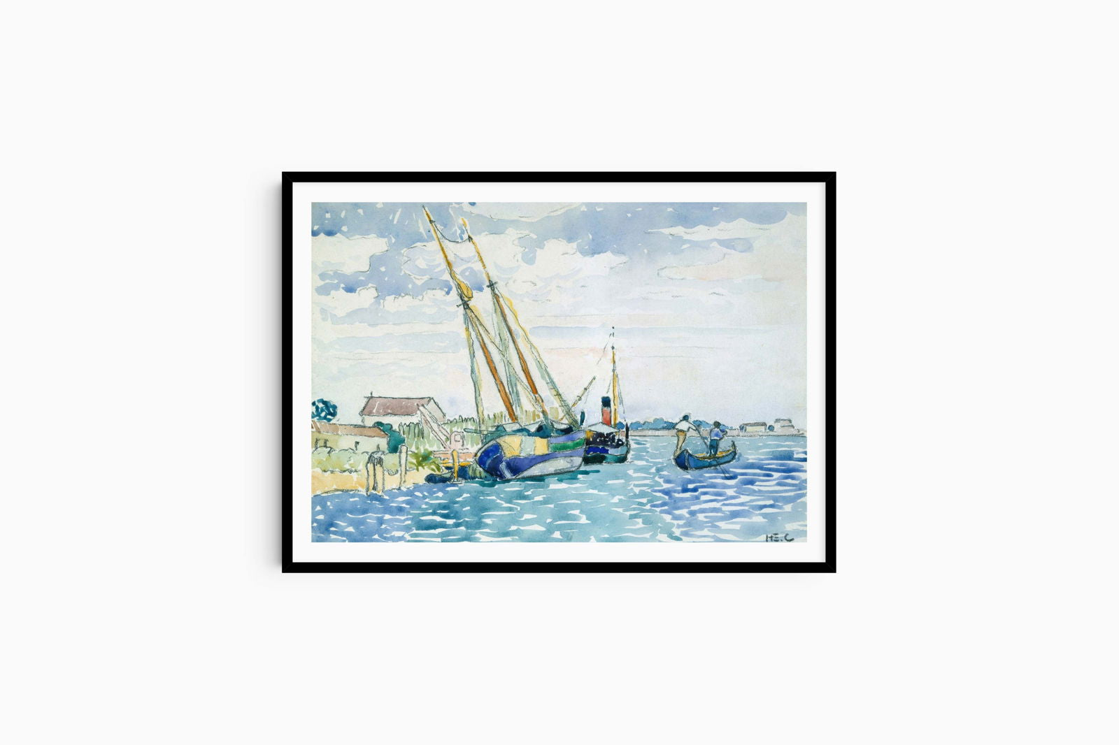 Henri-Edmond Cross - Marine Scene - Hakyarts