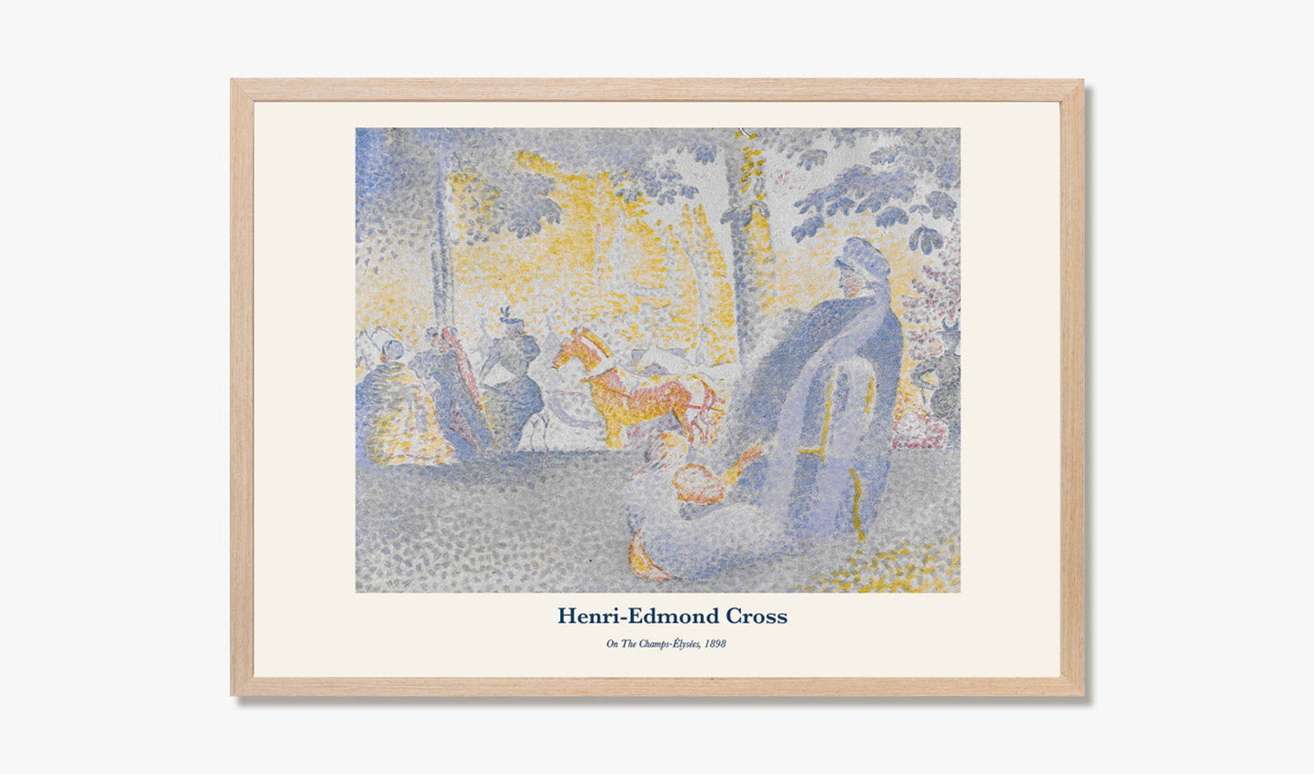 Henri-Edmond Cross - On The Champs-Élysées Poster - Hakyarts