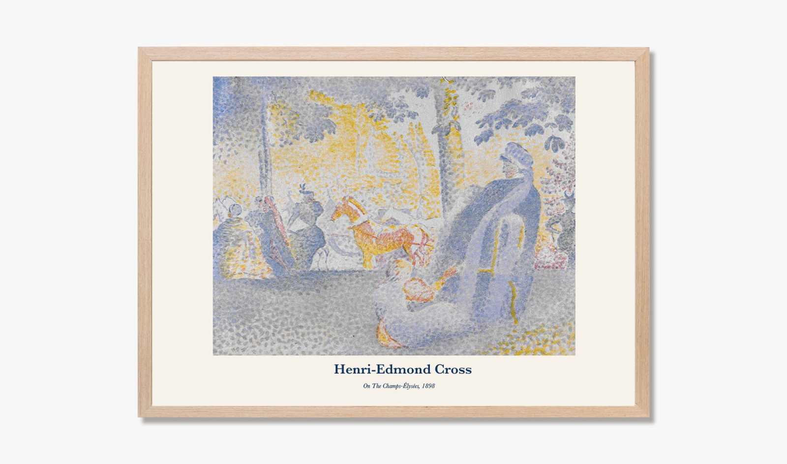 Henri-Edmond Cross - On The Champs-Élysées Poster - Hakyarts