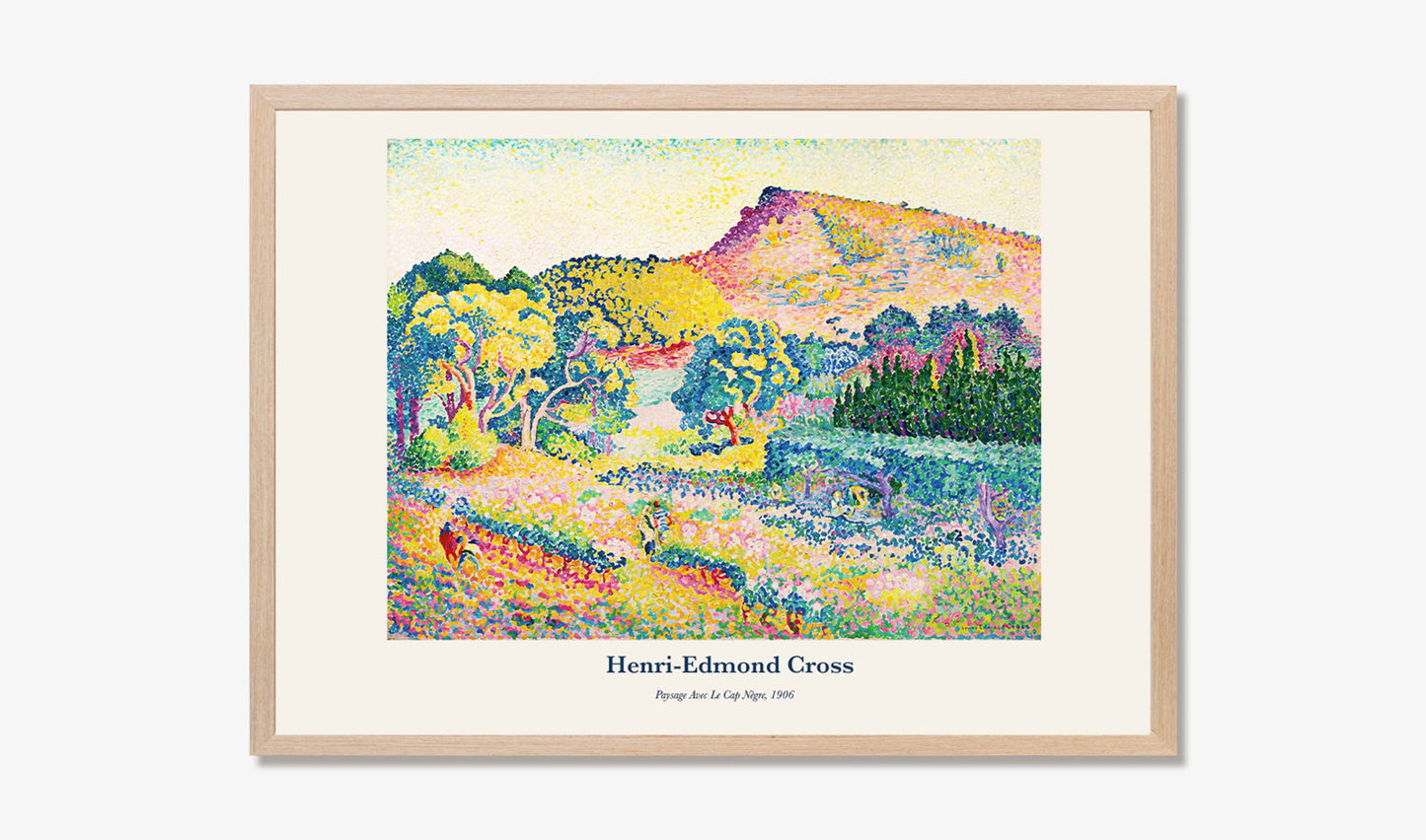 Henri-Edmond Cross  - Paysage Avec Le Cap Nègre Poster - Hakyarts