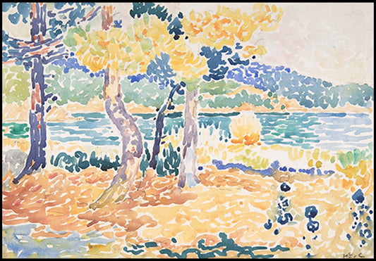 Henri-Edmond Cross - Pines on the Coastline - Hakyarts