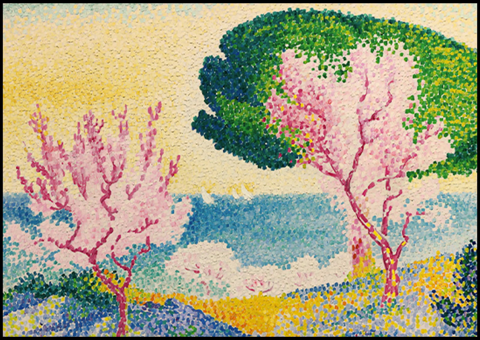 Henri-Edmond Cross - Printemps Rose - Hakyarts