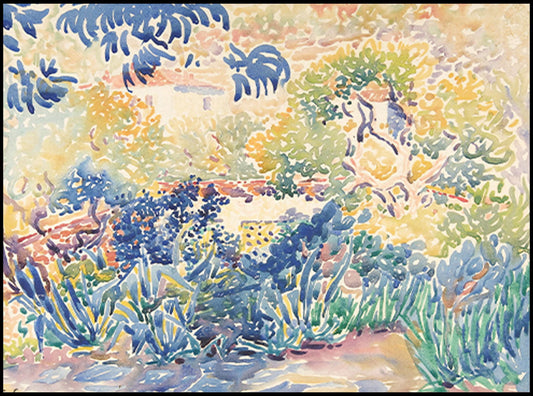 Henri-Edmond Cross - The Artist’s Garden at Saint-Clair - Hakyarts