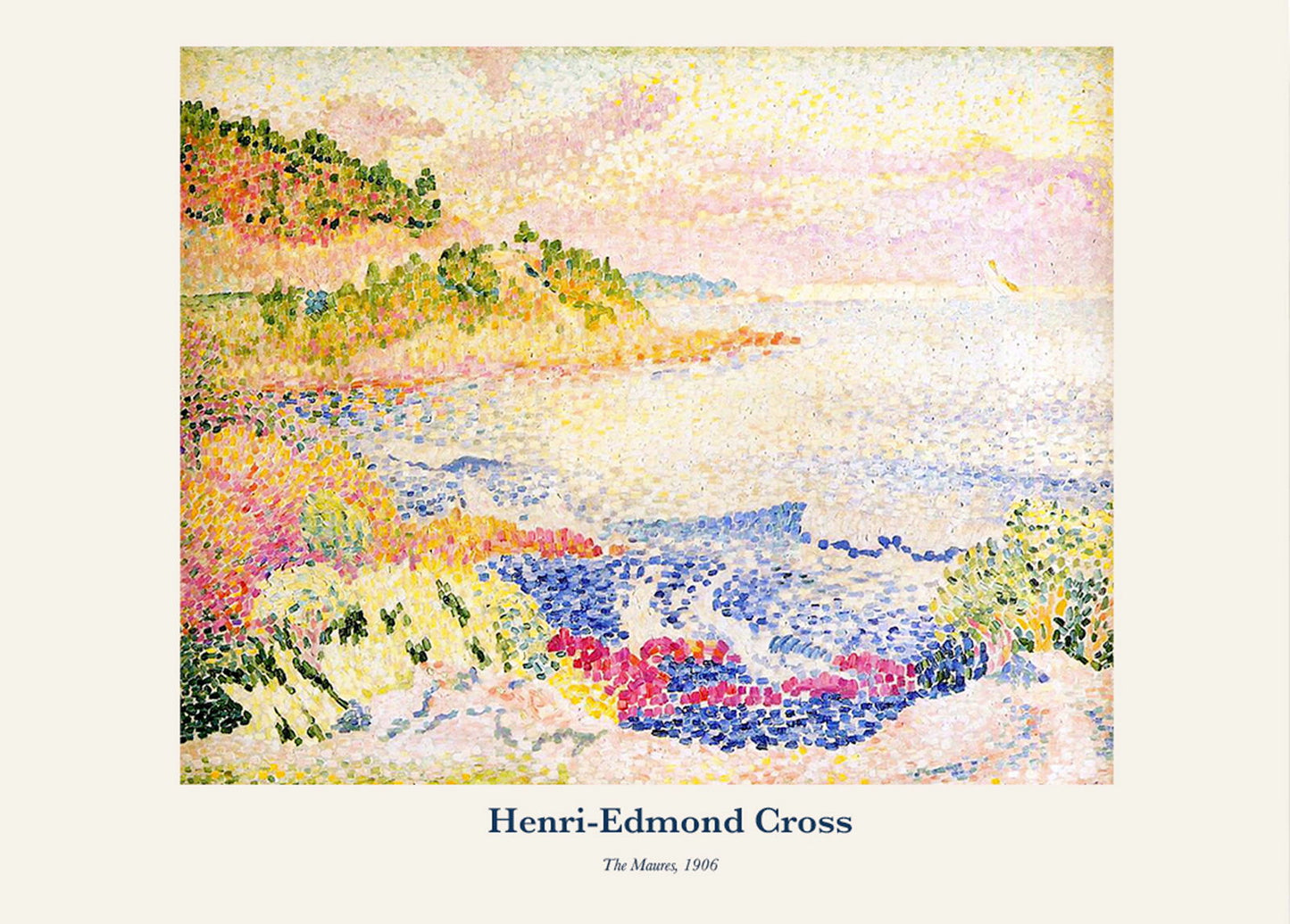 Henri-Edmond Cross - The Maures Poster - Hakyarts