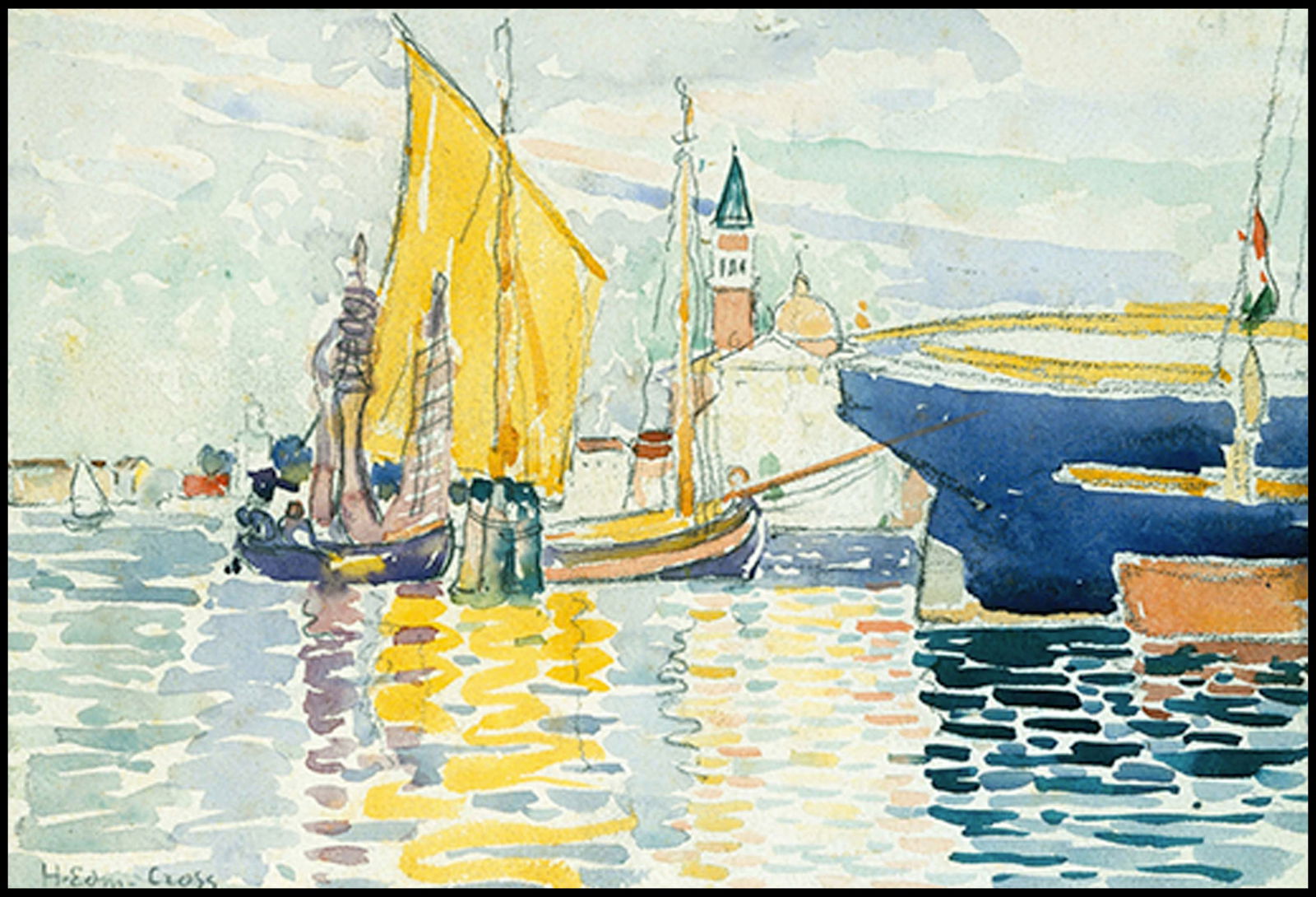 Henri-Edmond Cross - Venice - The Giudecca - Hakyarts