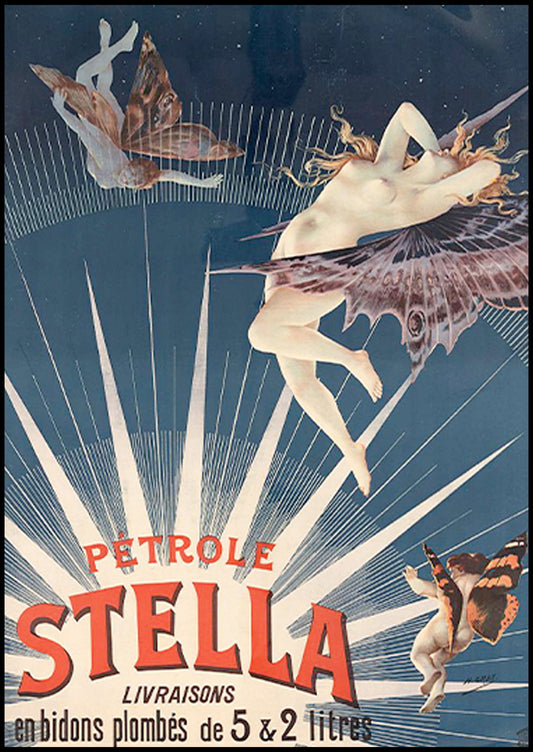 Henri Gray  - Pétrole Stella Poster - Hakyarts