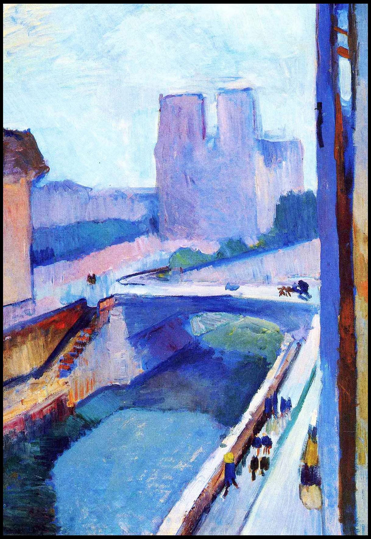 Henri Matisse - A Glimpse of Notre-Dame in the late Afternoon - Hakyarts