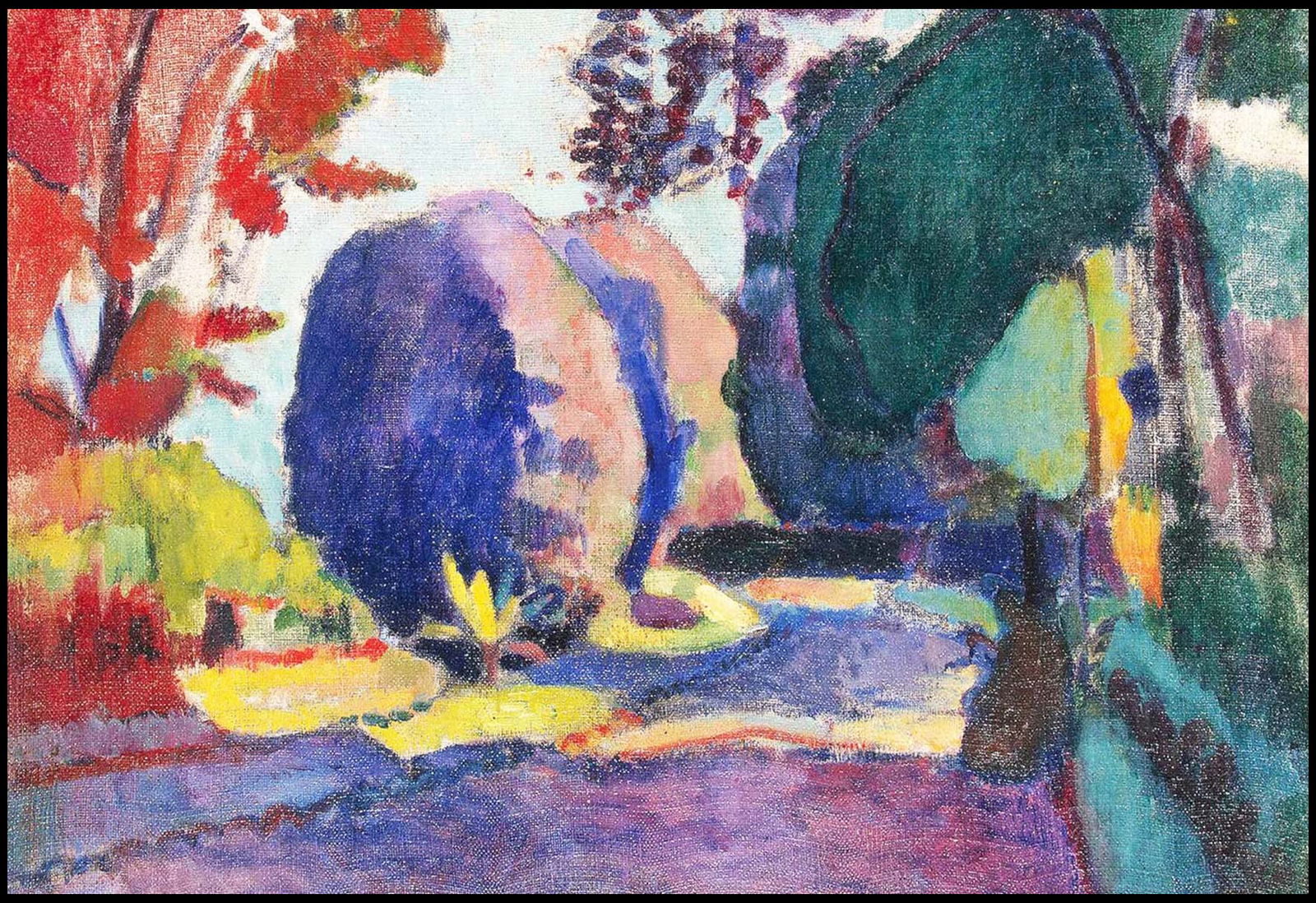 Henri Matisse - Luxembourg Gardens - Hakyarts