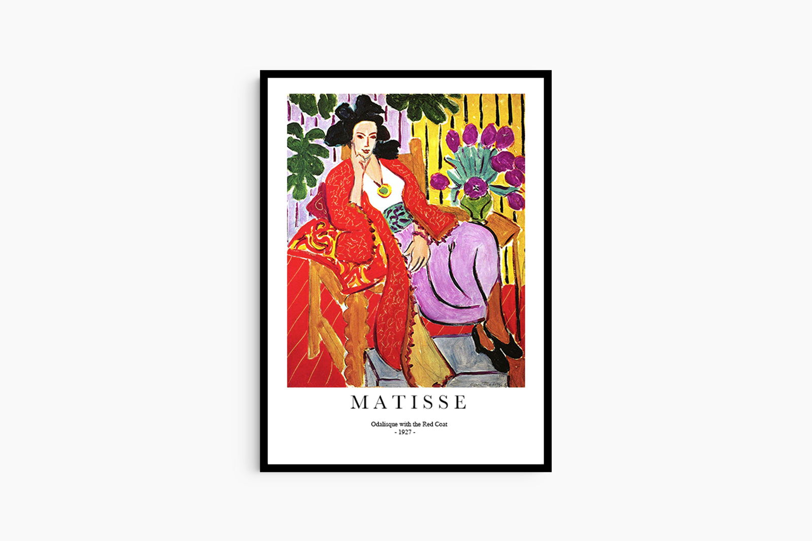 Henri Matisse  - Odalisque with the Red Coat Poster - Hakyarts