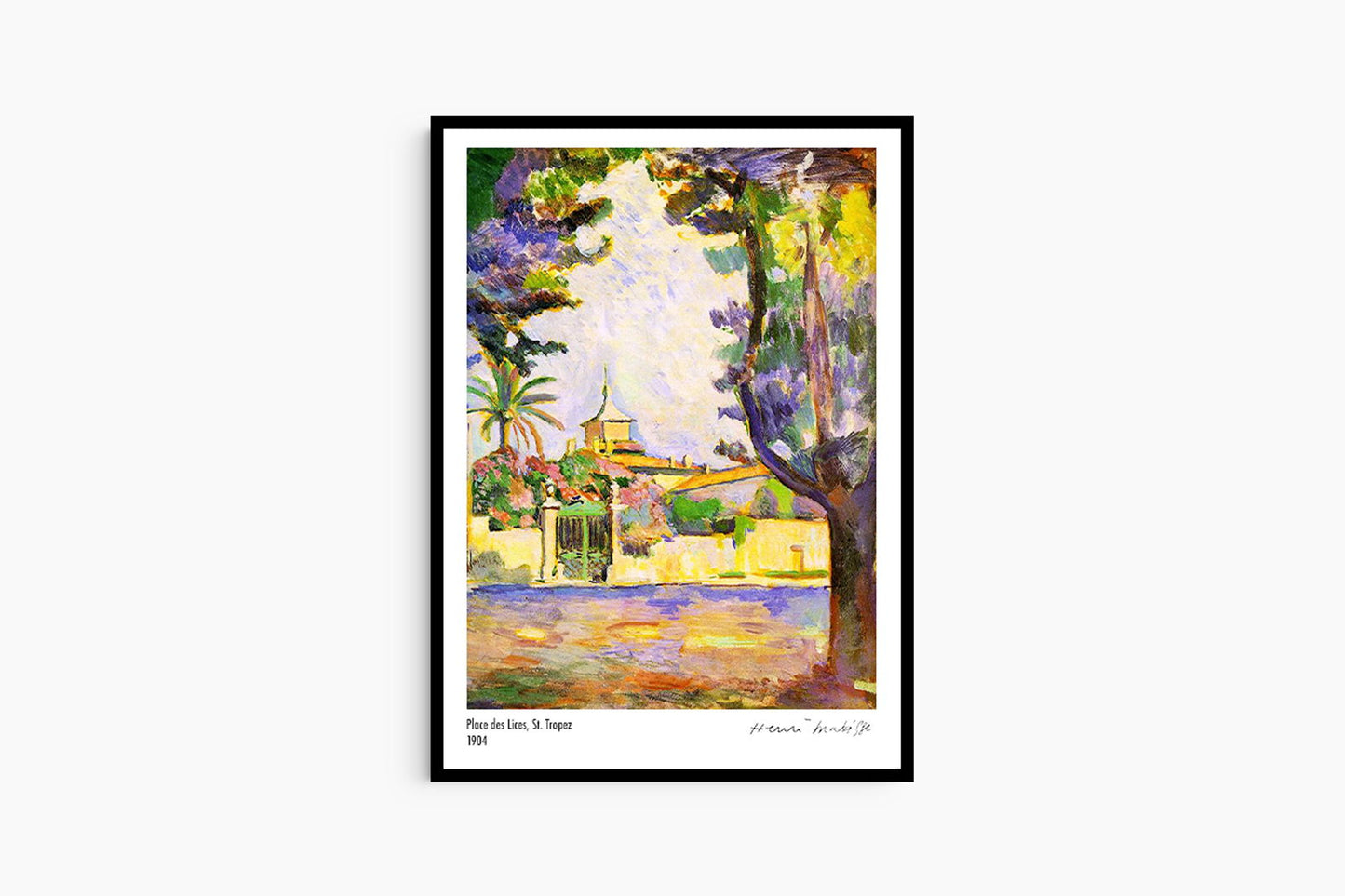 Henri Matisse - Place des Lices, St. Tropez Poster - Hakyarts