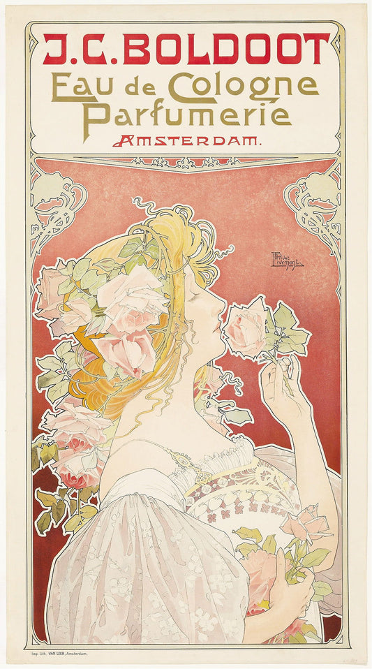 Henri Privat-Livemont - J.C. Boldoot Eau de Cologne Poster - Hakyarts