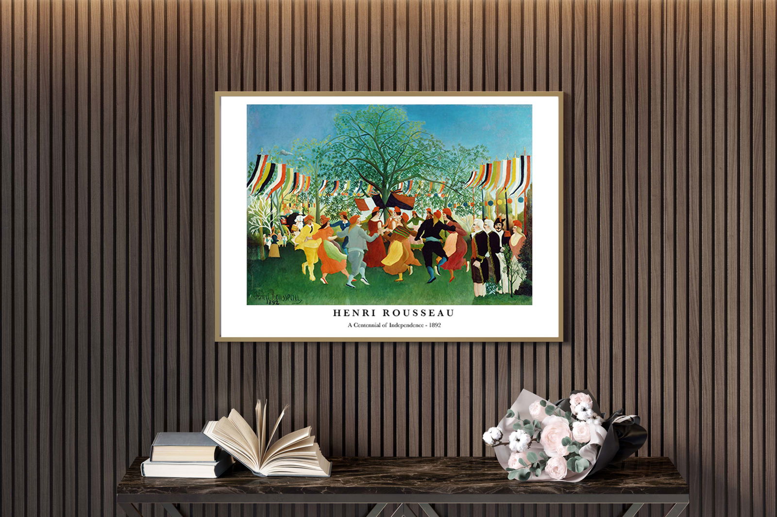 Henri Rousseau - A Centennial of Independence Poster - Hakyarts