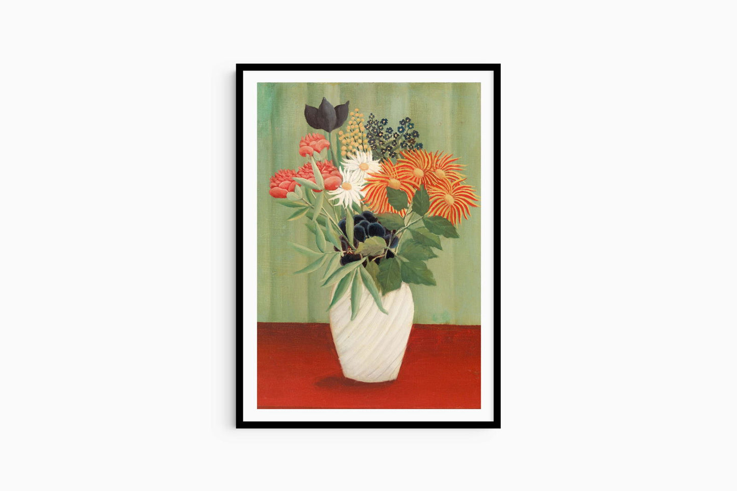 Henri Rousseau - Bouquet de Fleurs aux Reines-Marguerites et aux Tokyos - Hakyarts