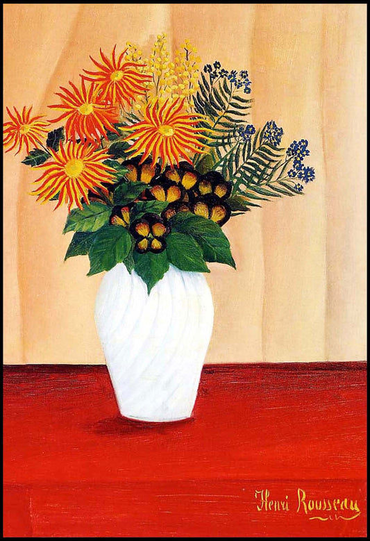 Henri Rousseau - Bouquet of Flowers - Hakyarts