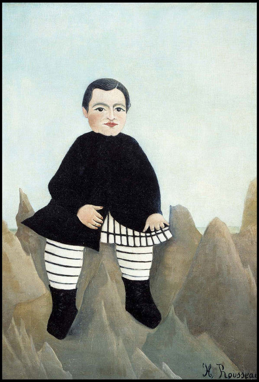 Henri Rousseau - Boy on The Rocks - Hakyarts