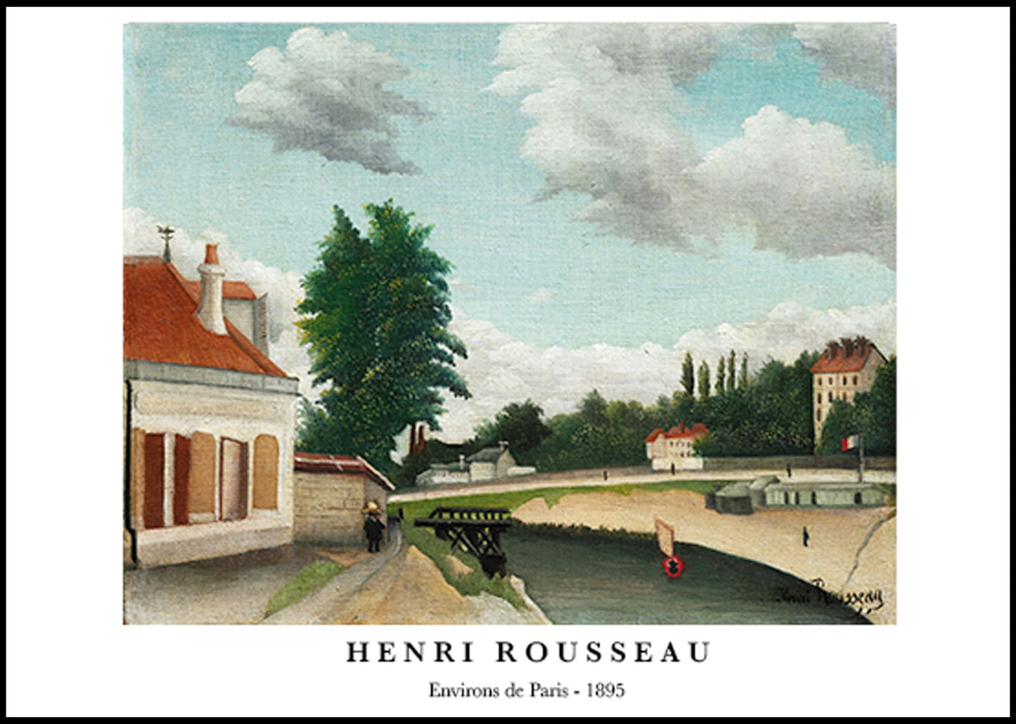 Henri Rousseau - Environs de Paris Poster - Hakyarts