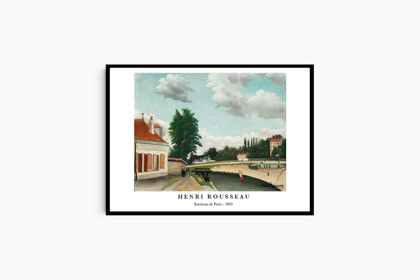 Henri Rousseau - Environs de Paris Poster - Hakyarts