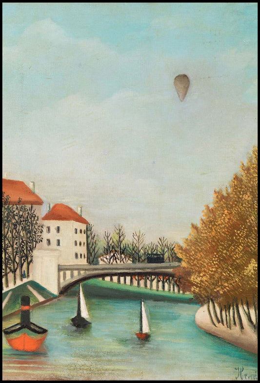 Henri Rousseau - Esquisse pour Vue du Pont de Sèvres - Hakyarts