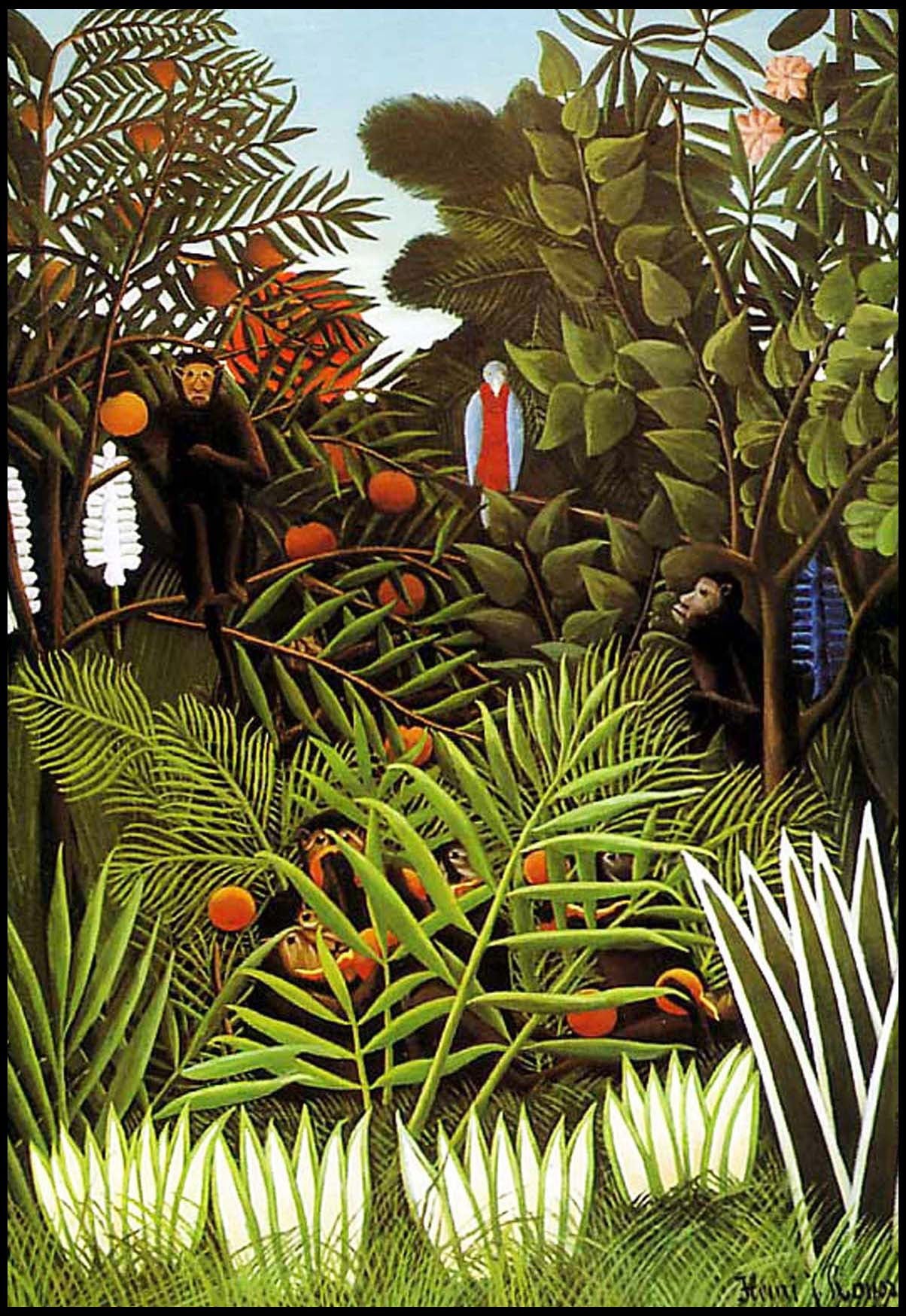 Henri Rousseau - Exotic Landscape - Hakyarts