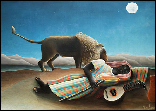 Henri Rousseau - La Bohémienne Endormie - Hakyarts