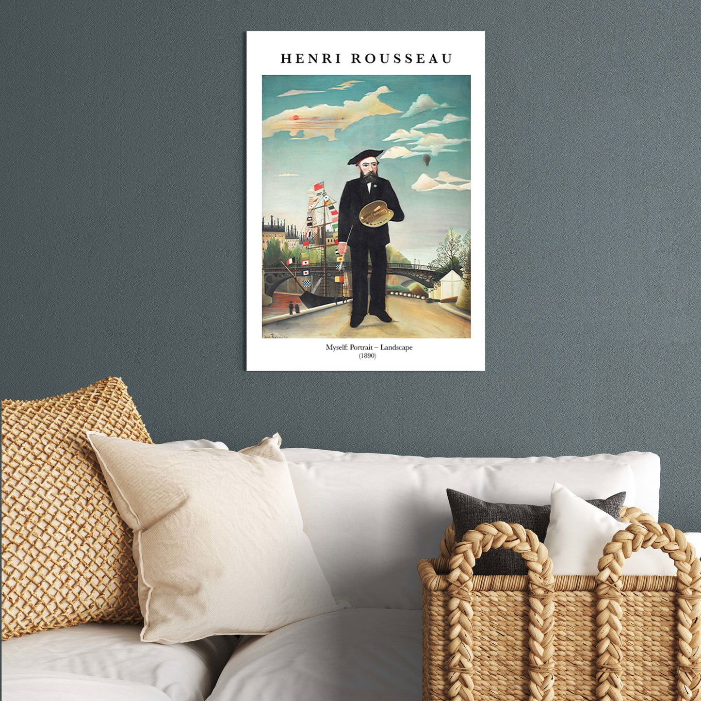 Henri Rousseau - Myself 'Portrait' Poster - Hakyarts