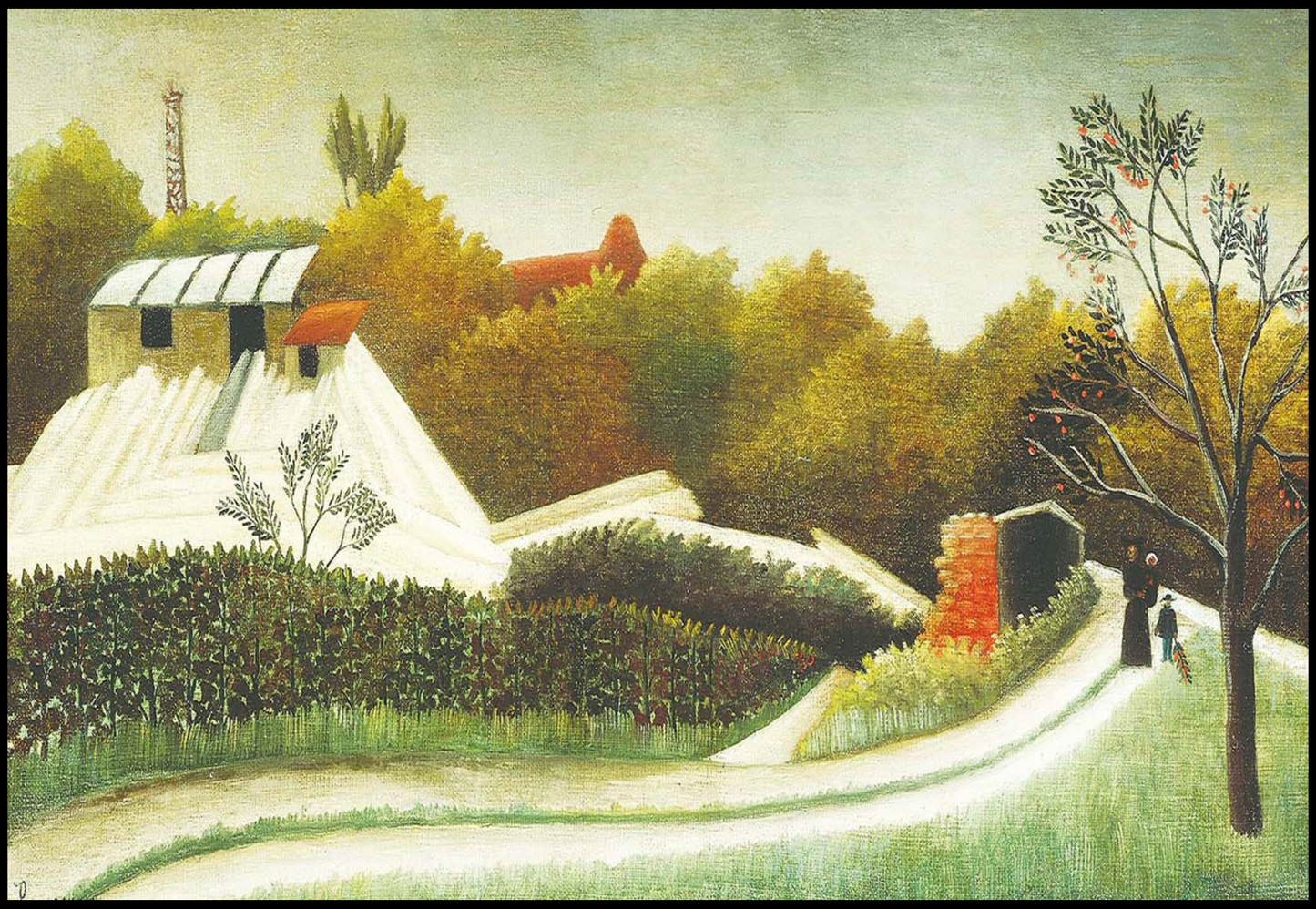 Henri Rousseau - Sawmill, Outskirts of Paris - Hakyarts