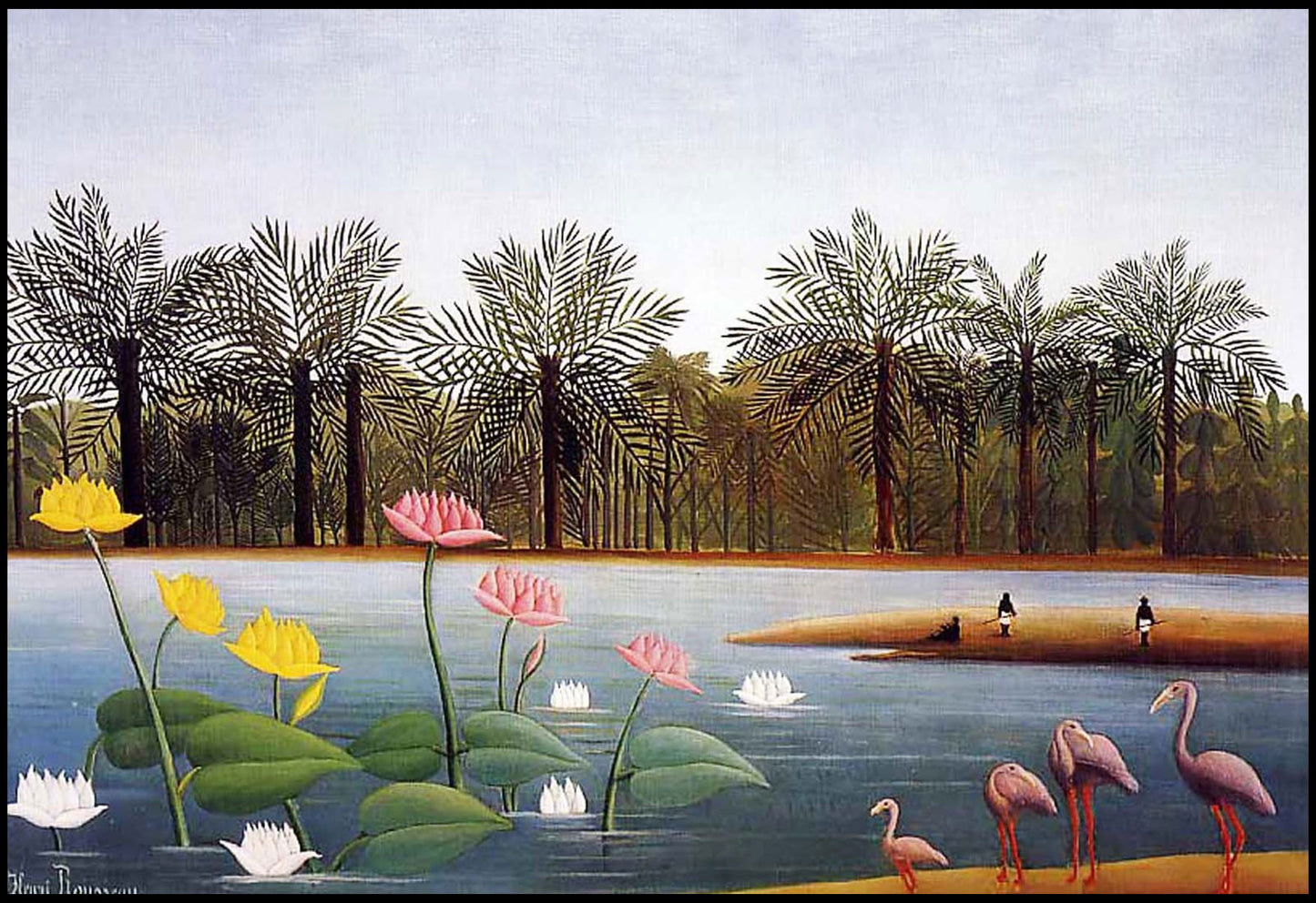 Henri Rousseau - The Flamingos - Hakyarts