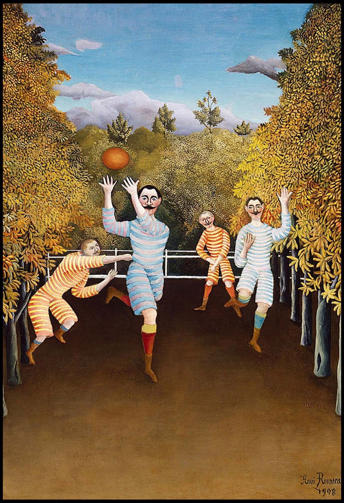 Henri Rousseau - The Football Players - Hakyarts