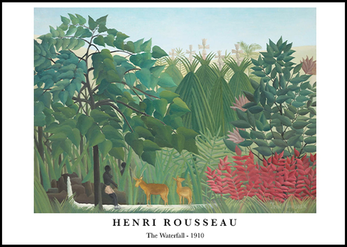 Henri Rousseau - The Waterfall Poster - Hakyarts