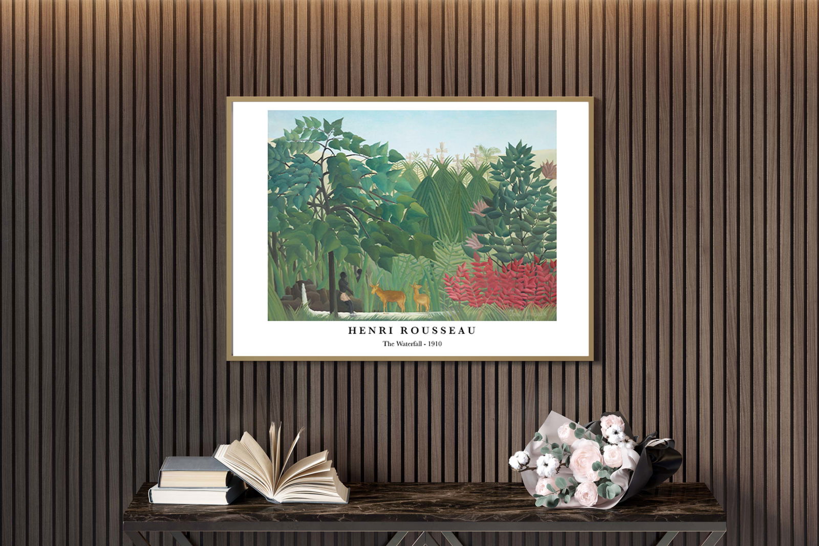 Henri Rousseau - The Waterfall Poster - Hakyarts