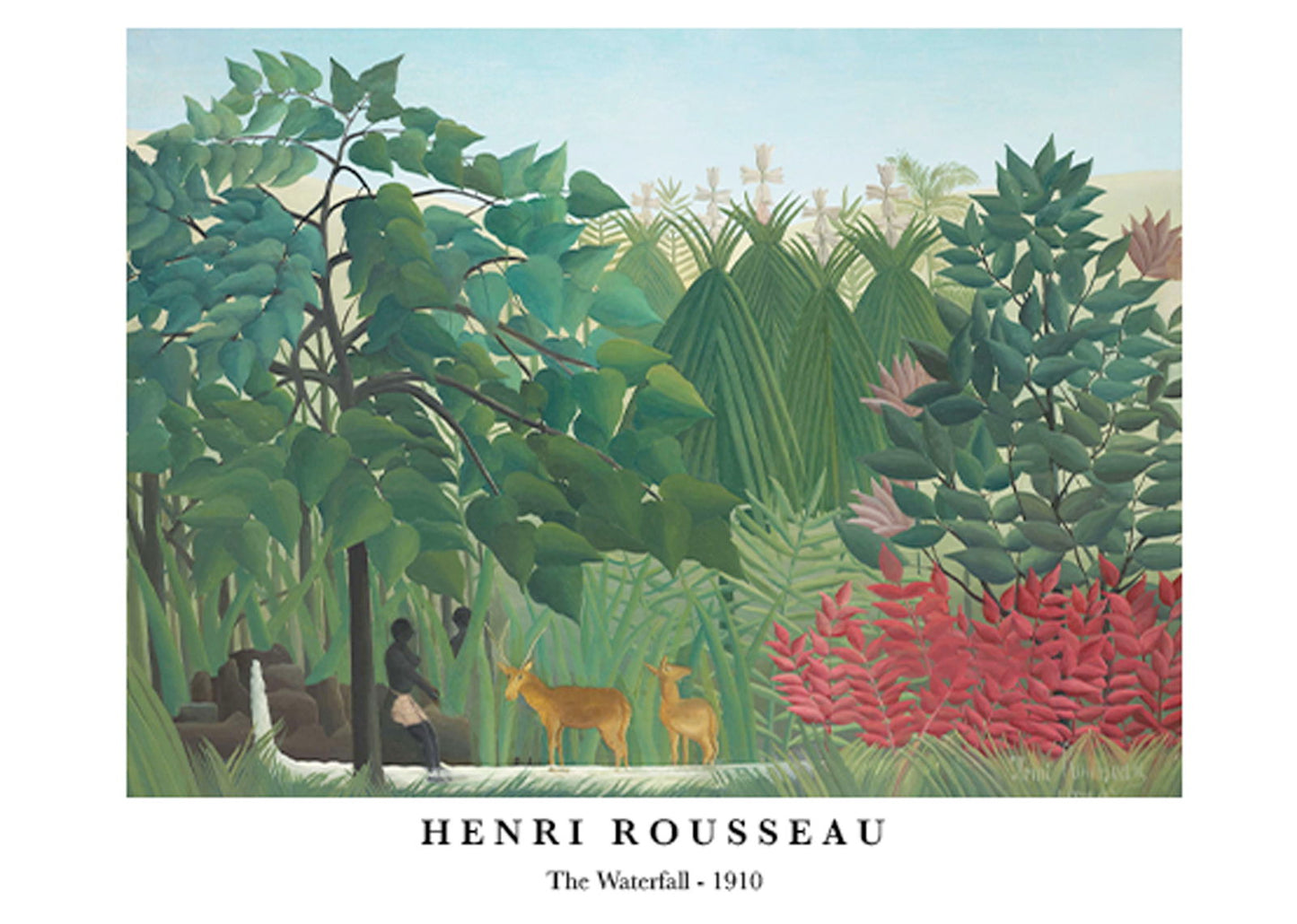 Henri Rousseau - The Waterfall Poster - Hakyarts