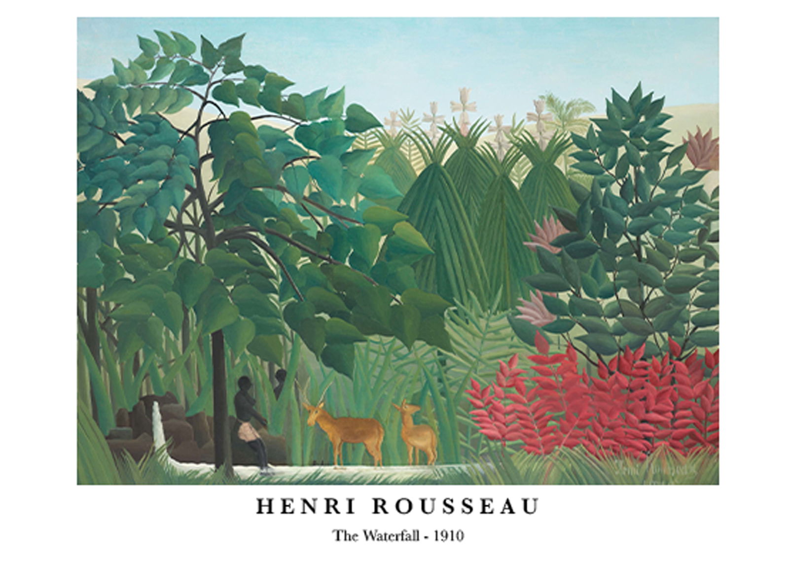 Henri Rousseau - The Waterfall Poster - Hakyarts